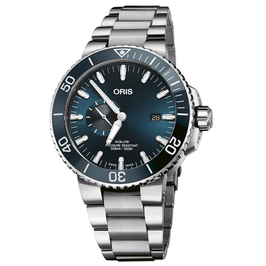 Ρολόι Ανδρικό Oris Aquis Small Second Date Automatic 0174377334155