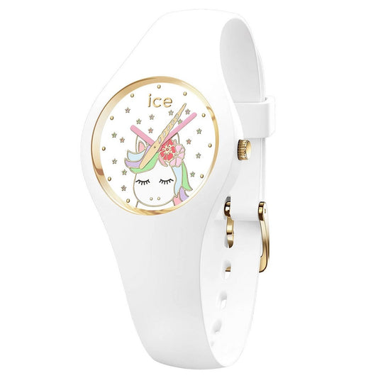 Ice Fantasia Unicorn White Rubber Strap