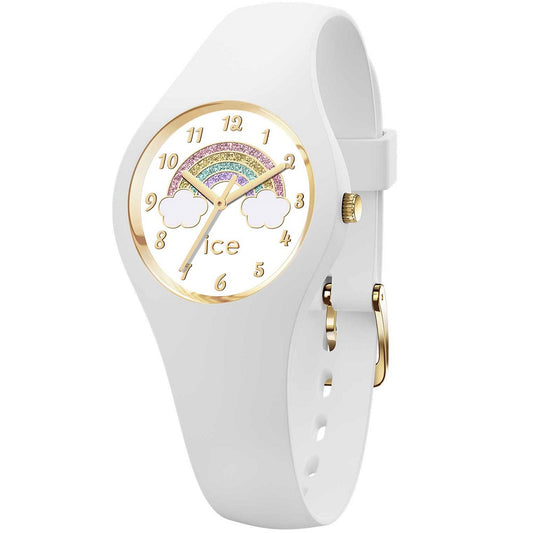 Ice Fantasy White Rubber Strap