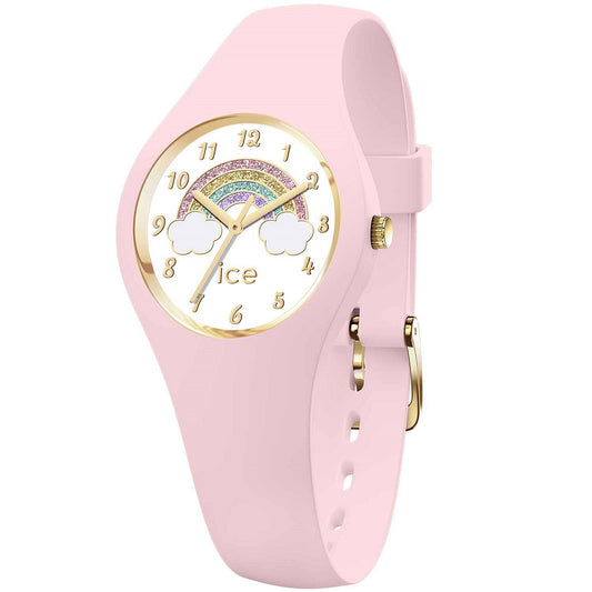 Ice Fantasia Rainbow Pink Rubber Strap