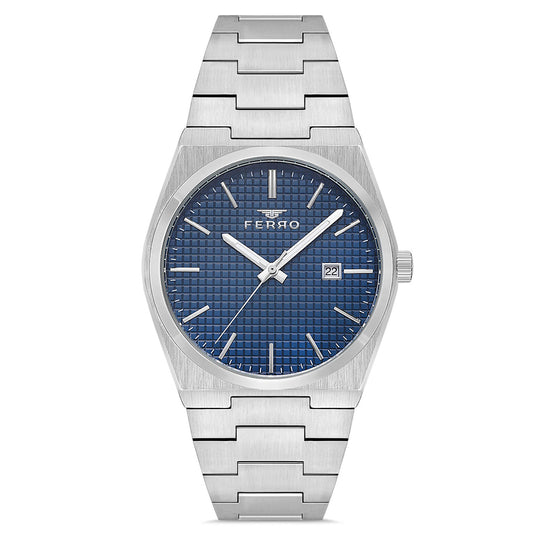 Ferro Silver Stainless Steel Bracelet