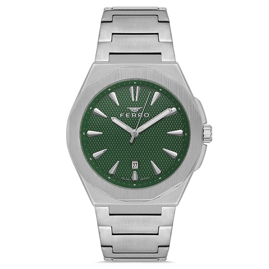 Ferro Silver Stainless Steel Bracelet