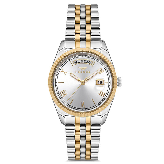 Ferro Two Tone Stainless Steel Bracelet