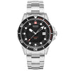 Swiss Military Hanowa Neptune Diver Silver Stainless Steel Bracelet