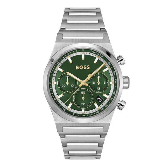 Hugo Boss Candor Chronograph Silver Stainless Steel Bracelet