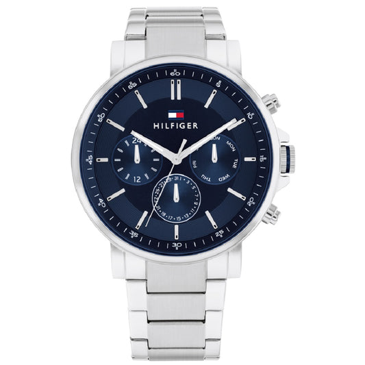 Tommy Hilfiger Tyson Multifuction Silver Stainless Steel Bracelet