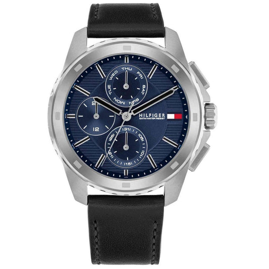 Tommy Hilfiger Walker Multifunction Brown Leather Strap