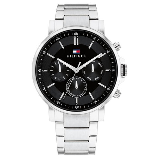 Tommy Hilfiger Tyson Multifunction Silver Stainless Steel Bracelet