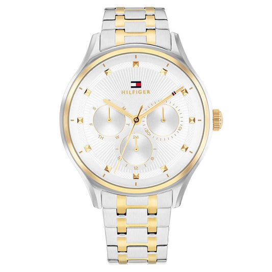 Tommy Hilfiger Casual Multifunction Two Tone Stainless Steel Bracelet