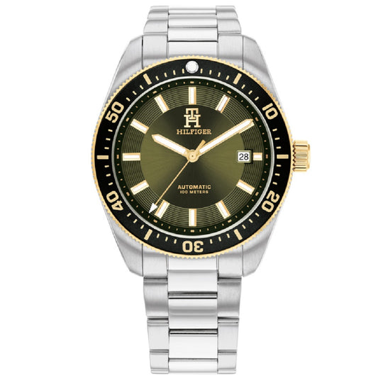 Tommy Hilfiger TH85 Automatic Silver Stainless Steel Bracelet