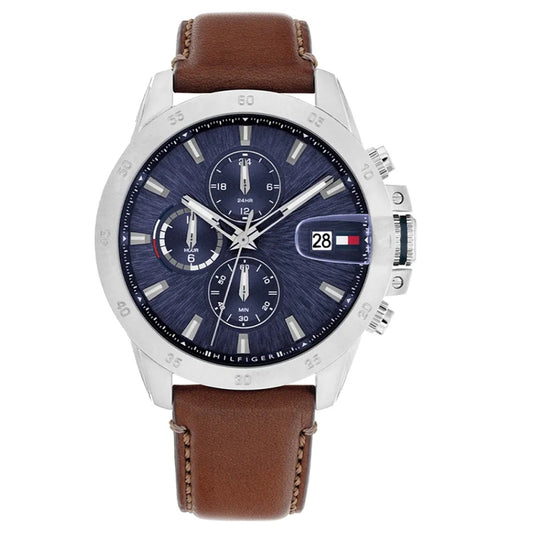 Tommy Hilfiger Jameson Chronograph Brown Leather Strap