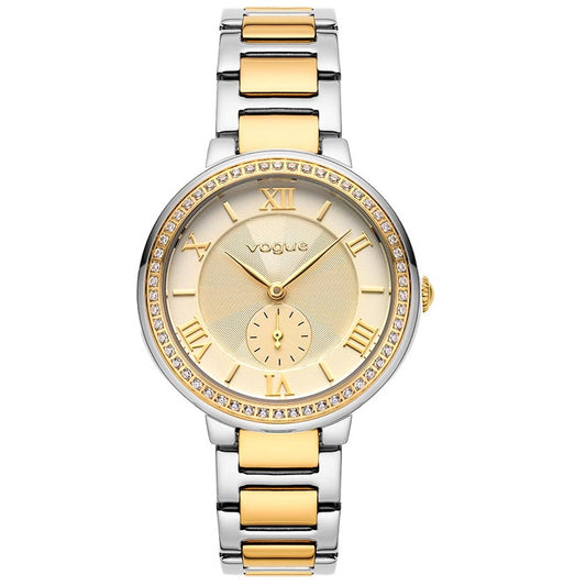 Vogue Elegant Two Tone Stainless Steel Bracelet