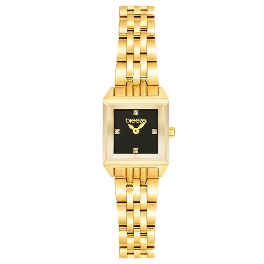 Breeze Impress Gold Tone Stainless Steel Bracelet