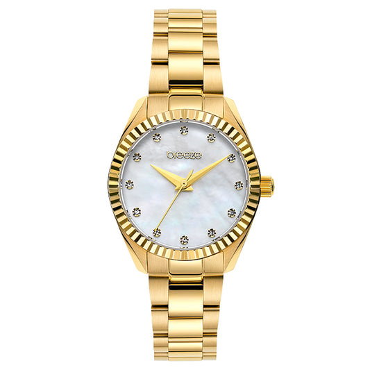 Breeze Estee Gold Tone Stainless Steel Bracelet