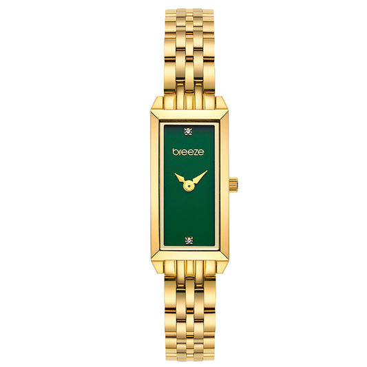 Breeze Edge Gold Tone Stainless Steel Bracelet