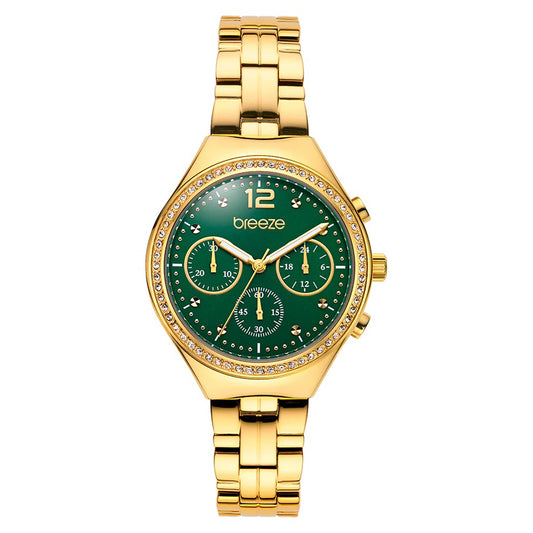 Breeze Absolute Gold Stainless Steel Bracelet