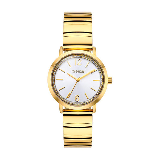Breeze Halo Gold Stainless Steel Bracelet