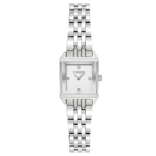 Breeze Impress Silver Tone Stainless Steel Bracelet