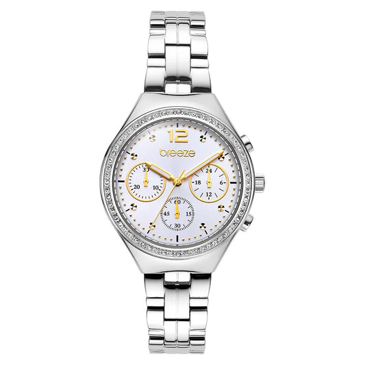 Breeze Absolute Silver Stainless Steel Bracelet