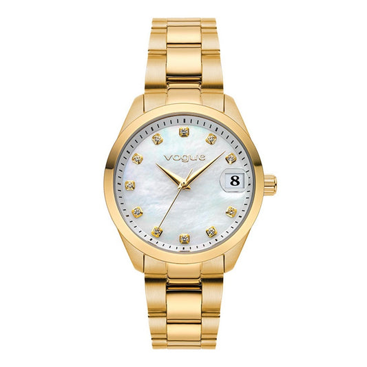 Vogue Reina Gold Stainless Steel Bracelet
