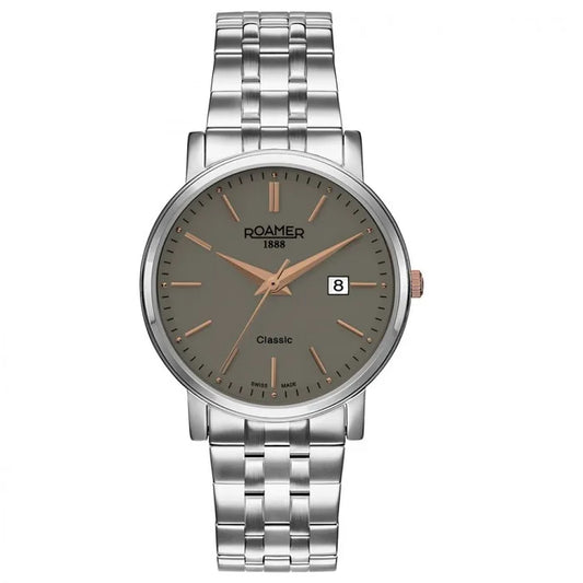 Roamer Classic Line Silver Stainless Steel Bracelet