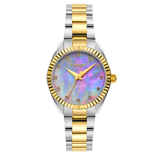 Breeze Estee Two Tone Stainless Steel Bracelet