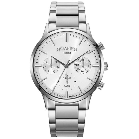 Roamer R-Line Mutifunction Silver Stainless Steel Bracelet