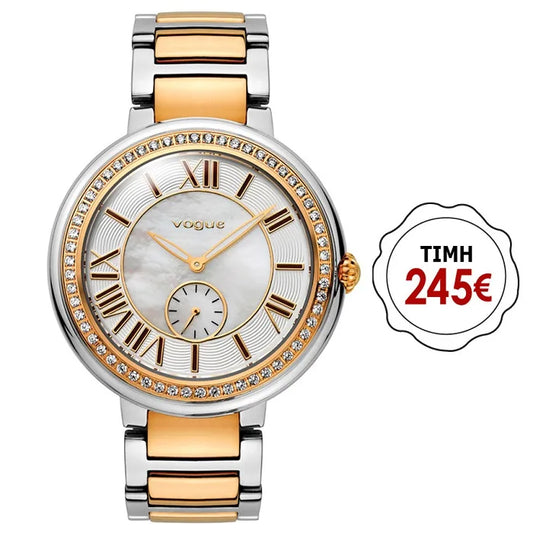 Vogue Red Carpet Two Tone Stainless Steel Bracelet