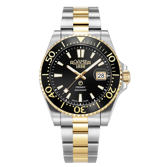 Roamer Premier Automatic Two Tone Stainless Steel Bracelet