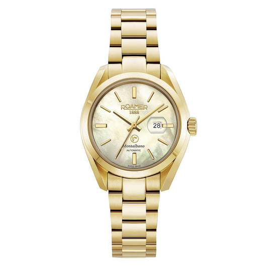 Roamer Montalbano Ladies Automatic Gold Stainless Steel Bracelet