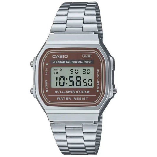 Ρολοί ανδρικό CASIO Vintage A-168WA-5AYES με μπρασελέ