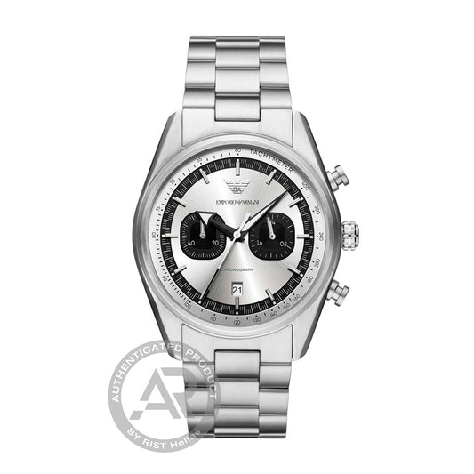 Emporio Armani Kariana Waves Silver Stainless Steel Bracelet