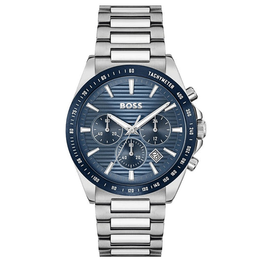 Hugo Boss Strike Chronograph Silver Stainless Steel Bracelet