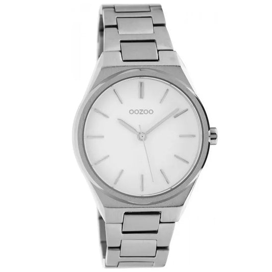 Oozoo Vintage Silver Stainless Steel Bracelet
