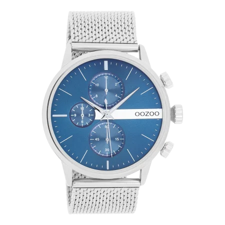 Oozoo Timepieces Silver Metallic Bracelet