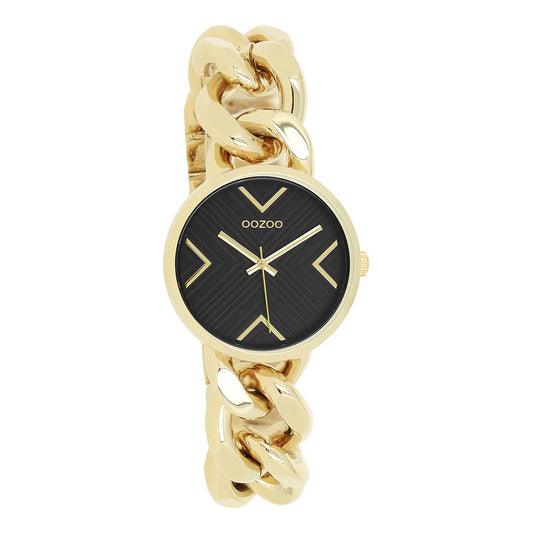 Oozoo Timepieces Gold Stainless Steel Bracelet