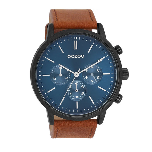 Oozoo Timepieces Brown Leather Strap