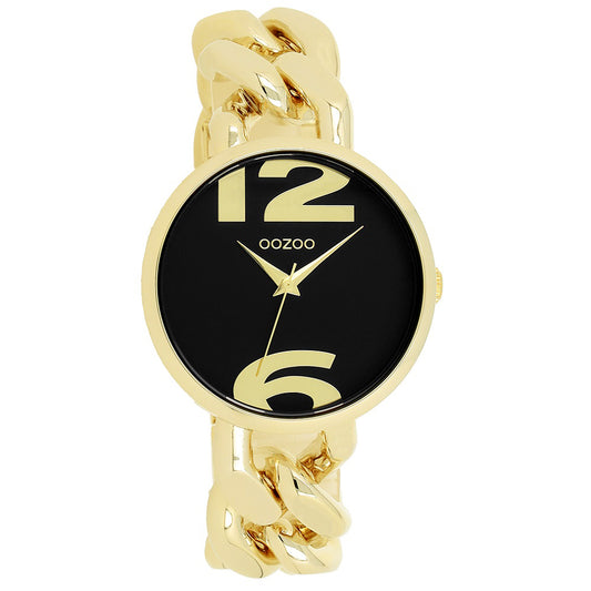 OOZOO Timepieces Gold Metallic Chain Bracelet