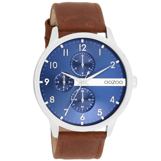 Oozoo Timepieces Brown Leather Strap
