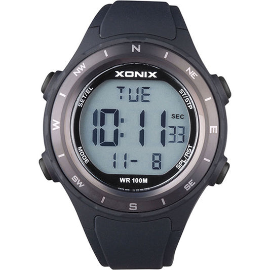 Xonix Black Rubber Strap