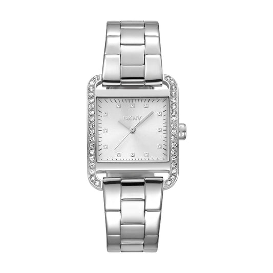 DKNY City Glitz Silver Stainless Steel Bracelet