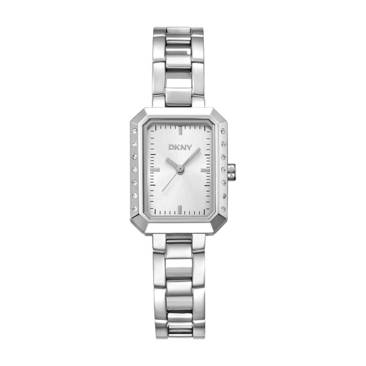 DKNY Uptown Glitz Silver Stainless Steel Bracelet