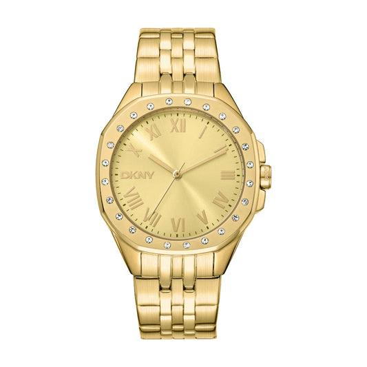 DKNY Brooklyn Maxi Gold Stainless Steel Bracelet