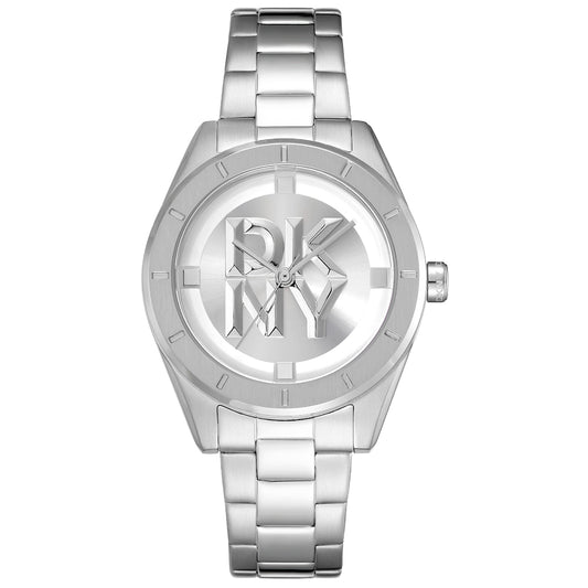DKNY Chambers Midi Silver Stainless Steel Bracelet