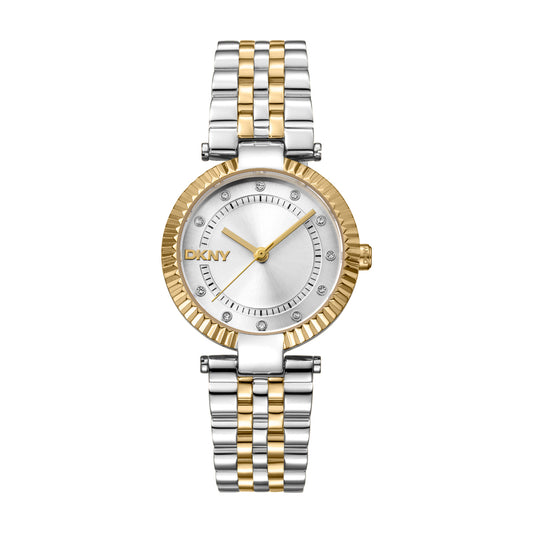 DKNY Essential Glitz Silver Stainless Steel Bracelet