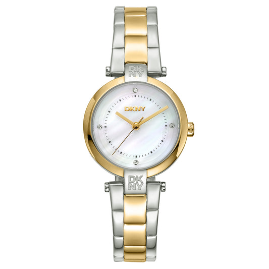 DKNY Essential Mini Two Tone Stainless Steel Bracelet