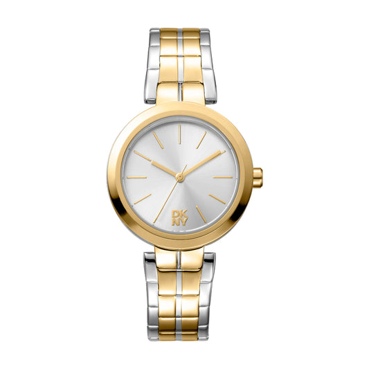 DKNY Downtown Midi Two Tone Stainless Steel Bracelet