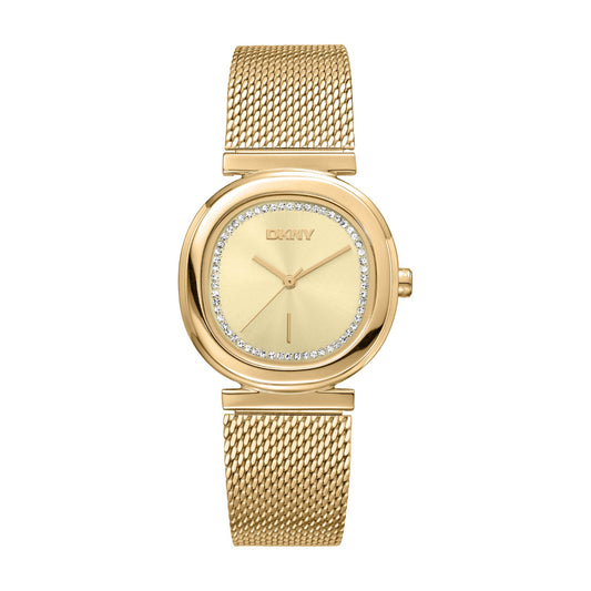DKNY Evening Gold Stainless Steel Bracelet