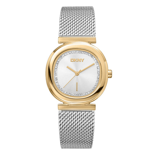 DKNY Evening Silver Stainless Steel Bracelet