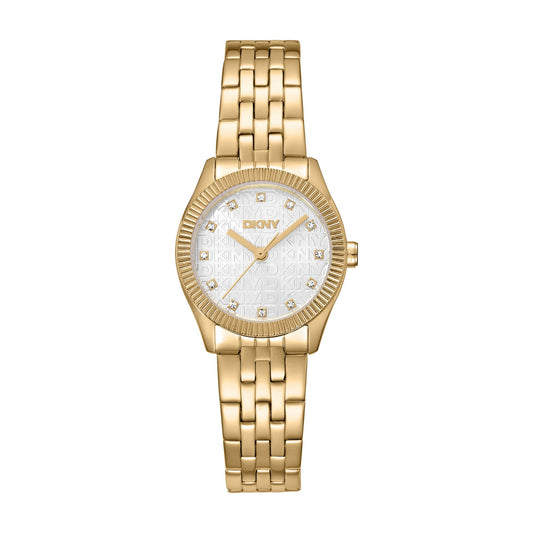 DKNY Logo Gold Stainless Steel Bracelet